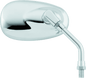 BikeMaster Universal Mini Mirror 10mm - Each - Chrome - Powersports Haven