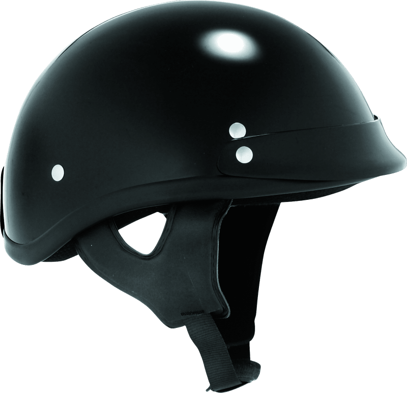 Skid Lids Traditional Helmet Black - XL - Powersports Haven