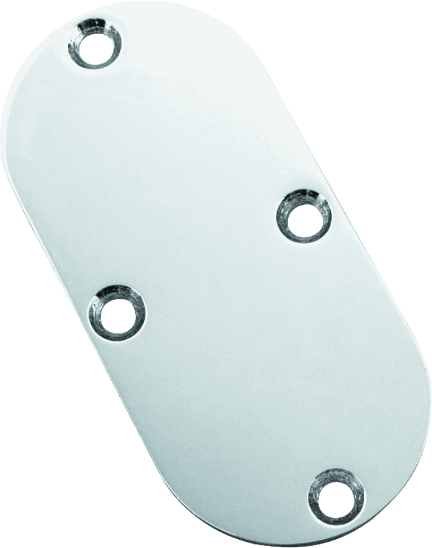 Bikers Choice 65-86 FL FX 4 Speed Chrome Inspection Cover Replaces H-D 60572-78T No Shifter Hole - Powersports Haven