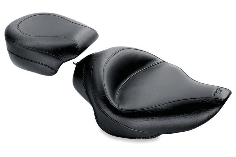 Mustang 04-21 Harley Sportster 3.3 Gallon Standard Touring Solo Seat - Black - Powersports Haven
