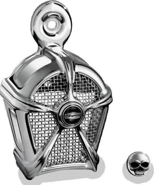 Kuryakyn Mach 2 Horn Cover Chrome With Chrome Mesh - Powersports Haven