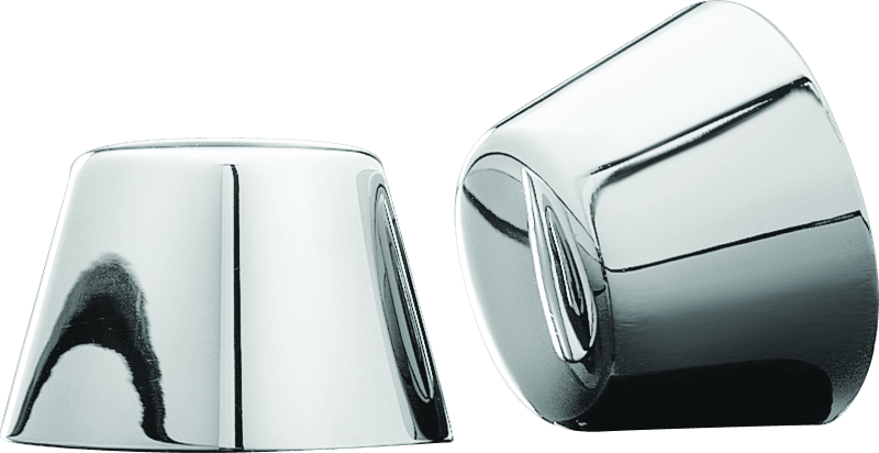 Kuryakyn Front Axle Nut Caps Chrome - Powersports Haven