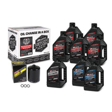 Load image into Gallery viewer, Maxima V-Twin Oil Change Kit Synthetic w/Black Filter Milwaukee-Eight - Powersports Haven