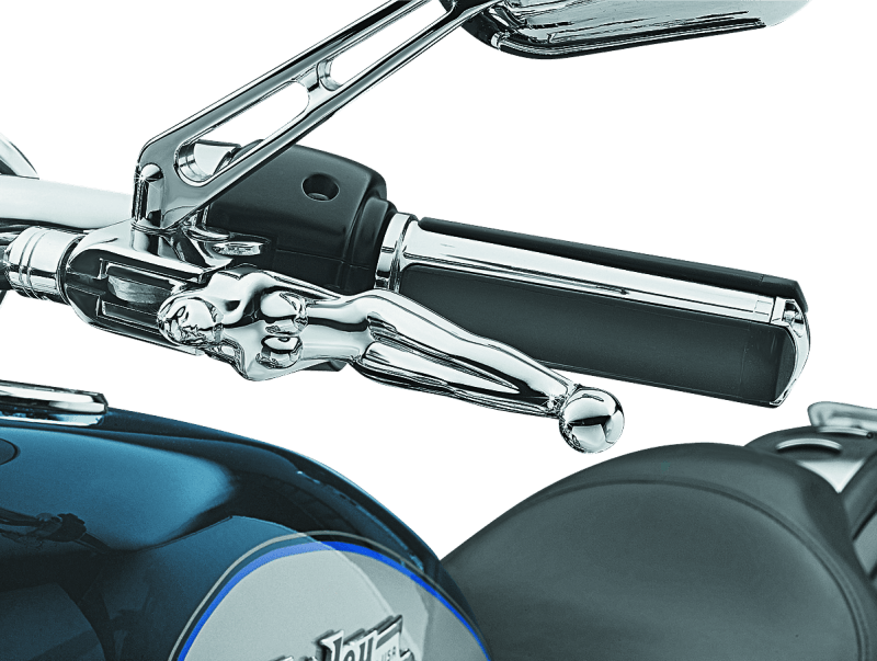 Kuryakyn Silhouette Levers 96-Up Cable Chrome - Powersports Haven