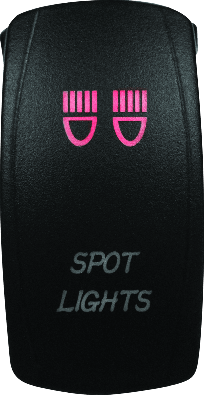DragonFire Racing Lighted Switch Spot Light On/Off Red - Powersports Haven