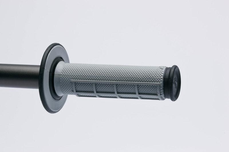 Renthal MX Dual Compound Grips 1/2 Waffle - Grey/ Black - Powersports Haven