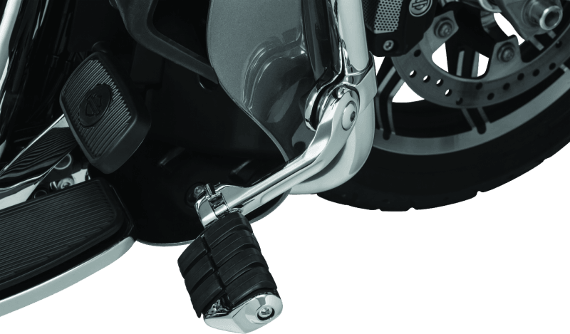 Kuryakyn Tour-Tech Cruise 6in Mount Arm With Dually ISO Pegs 1-1/4in Clamp Chrome - Powersports Haven