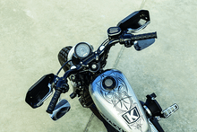 Load image into Gallery viewer, Kuryakyn Dillinger Grips Dual Cable Satin Black - Powersports Haven