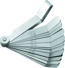 BikeMaster 12-Blade Angled Combination Tappet Feeler Gauge Set - Pack of 3 - Powersports Haven