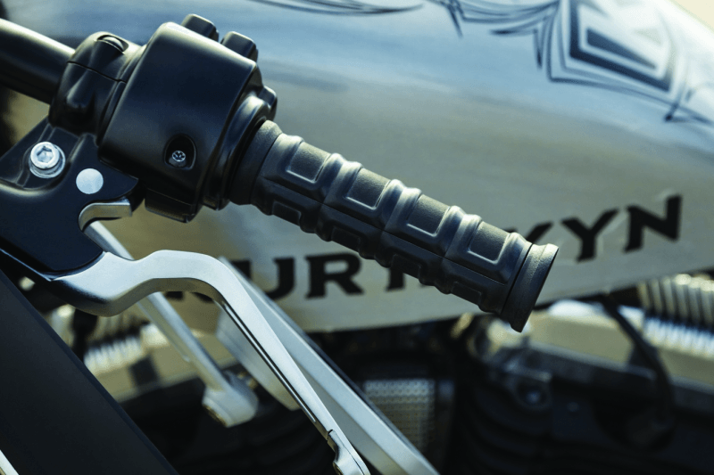 Kuryakyn Dillinger Grips Dual Cable Satin Black - Powersports Haven