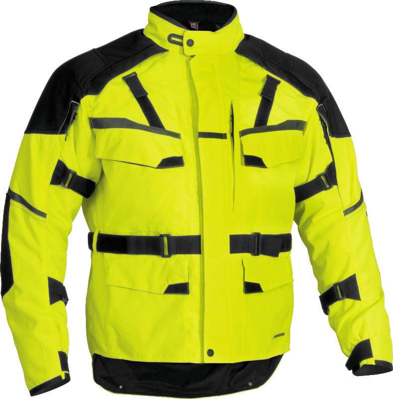 First Gear Jaunt T2 Jacket DayGlo/Black - XL Tall - Powersports Haven