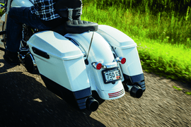 Kuryakyn Curved License Plate Mount Black - Powersports Haven