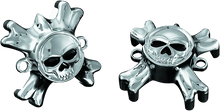 Load image into Gallery viewer, Kuryakyn Replacement Zombie Grip Emblems With Throttle Boss Chrome - Powersports Haven