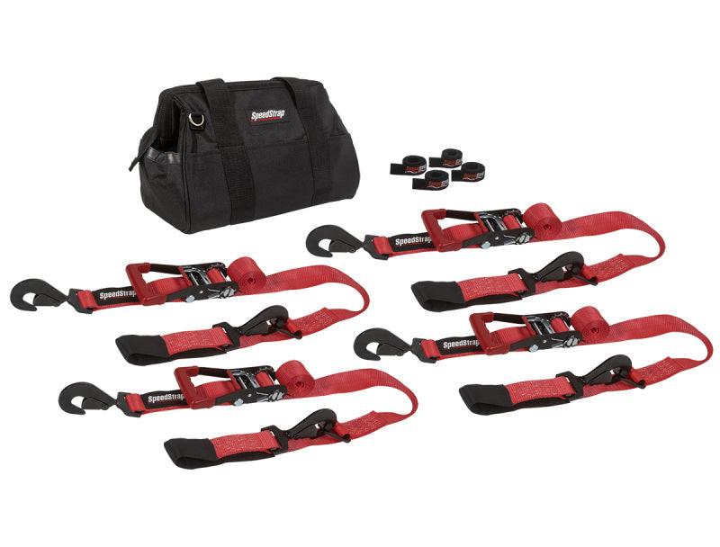 SpeedStrap 2In Off-Road Tie-Down Kit - Red - Powersports Haven