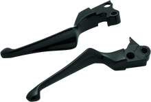 Load image into Gallery viewer, Kuryakyn Boss Blades Lever Set 96-Up Cable Gloss Black - Powersports Haven