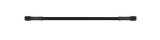 Goodridge 12in Universal Brake Line Assembly w/Black Zinc Fittings & Black Hose