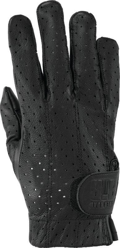 Kuryakyn Leather By River Road Tucson Leather Perforated Gloves Black - Medium - Powersports Haven