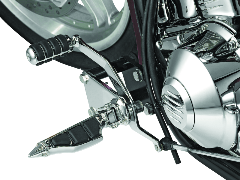 Kuryakyn Round Shift Peg Cover Honda Chrome - Powersports Haven