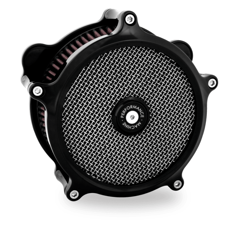 Performance Machine 23-Up CVO, 2024 Touring Super Gas Air Cleaner - Black Ano - Powersports Haven