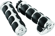 Load image into Gallery viewer, Kuryakyn Premium ISO Grips With Throttle Boss Dual Cable Chrome - Powersports Haven