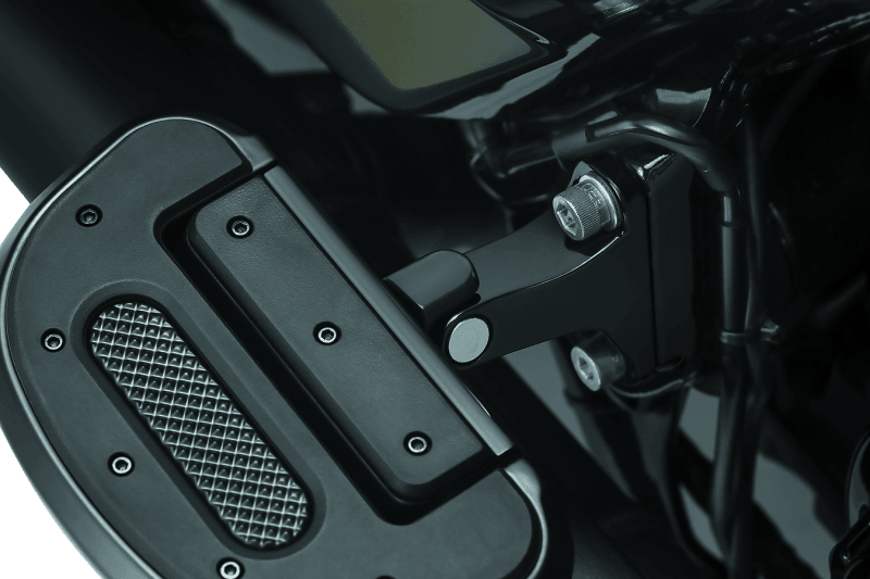 Kuryakyn Non-Pivot Splined Peg Adapter Harley-Davidson Models Black - Powersports Haven