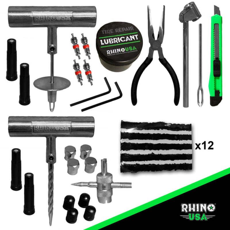 Rhino USA Tire Repair Plug Kit, 86 Pieces - Powersports Haven