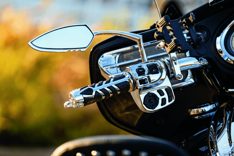 Kuryakyn Raised Mirror Adaptors Metric Models (Excluding Yamaha) Chrome - Powersports Haven