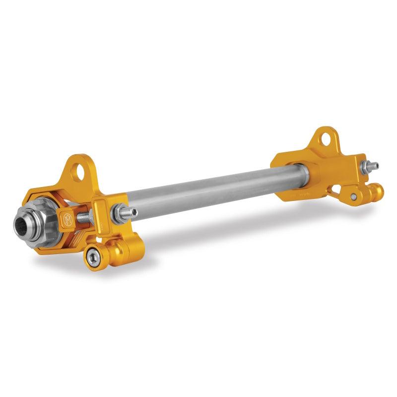 Performance Machine Axle Adjuster Kit - Gold Ano - Powersports Haven