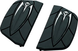 Kuryakyn Zombie Passenger Board Covers Black - Powersports Haven