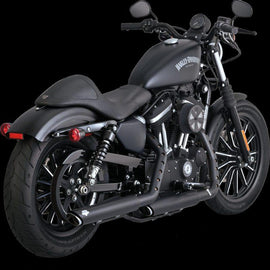 Vance & Hines HD Sportster 14-22 Twin Slash 3In PCX Slip-On Exhaust - Powersports Haven