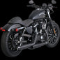 Vance & Hines HD Sportster 14-22 Twin Slash 3In PCX Slip-On Exhaust - Powersports Haven