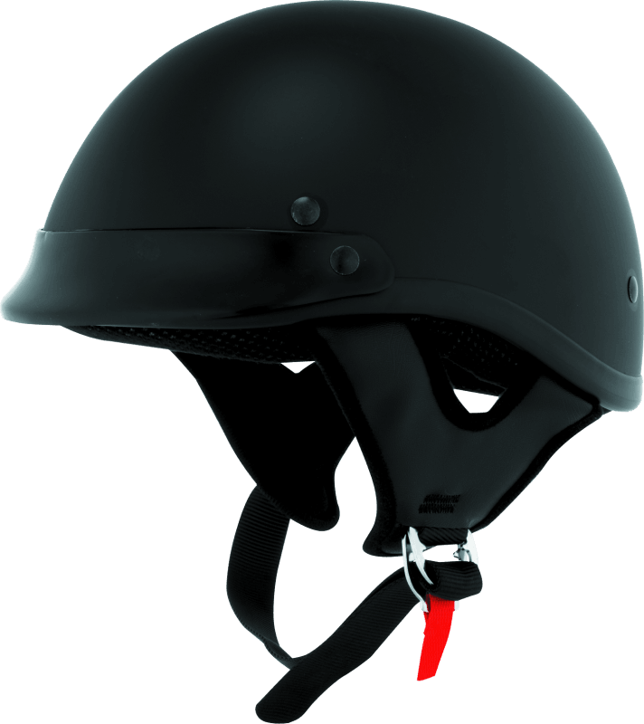 Skid Lids Traditional Helmet Flat Black - Small - Powersports Haven