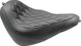 Mustang 18-21 Harley Street Bob Wide Tripper Solo Seat Diamond Stitch - Black