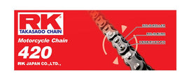 RK Chain 420-124 - Natural - Powersports Haven