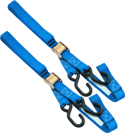 BikeMaster Tiedown 1-1/2 Integrated Softhook - Blue - Powersports Haven