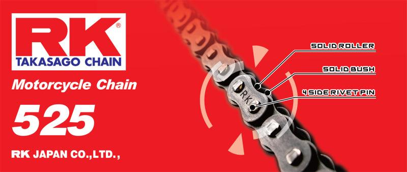 RK Chain 525-130 - Natural - Powersports Haven
