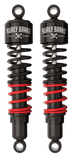 Burly Brand H-D Touring Stiletto Shocks 13in HD - Black