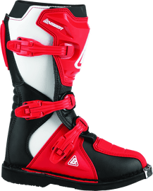 Answer AR1 Boot Black/Red Youth Size - 1 - Powersports Haven