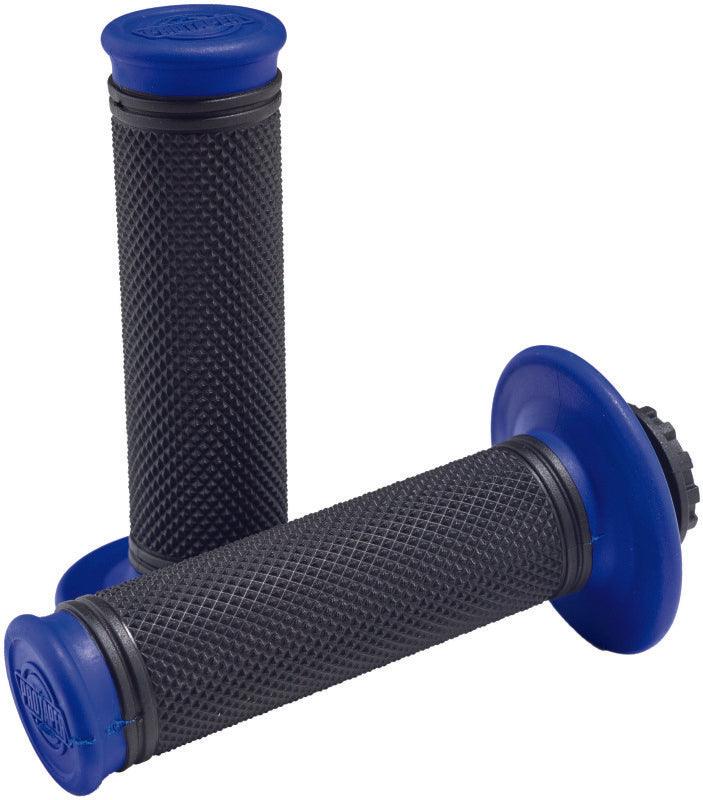 ProTaper Pro Series Clamp On Full Diamond Blue/Black - Powersports Haven