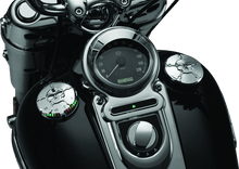 Load image into Gallery viewer, Kuryakyn Zombie Fuel &amp; Battery Gauge Chrome - Powersports Haven