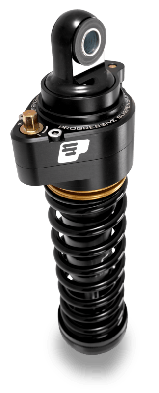 Progressive Harley Ultra Low-QPS 944 Series Shocks, 12.5in, 11in Ride Height Heavy Duty - Black / G - Powersports Haven