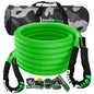 Rhino USA Kinetic Energy Recovery Rope (7/8In X 20Ft) Green - Powersports Haven