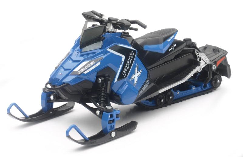 New Ray Toys Polaris Switchback Pro-X 800 Snowmobile (Blue)/ Scale - 1:16 - Powersports Haven