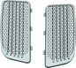 Kuryakyn Radiator Grills For Twin Cooled Models Chrome & Black (Pair) - Powersports Haven