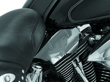 Load image into Gallery viewer, Kuryakyn Saddle Shields Heat Deflectors 00-17 Softail Smoke - Powersports Haven