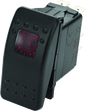 DragonFire Racing Lighted Switch On/Off Rocker Switch Red Lite - Powersports Haven