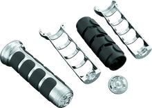 Load image into Gallery viewer, Kuryakyn ISO Grips For GL1800 With Heated Grips Chrome - Powersports Haven
