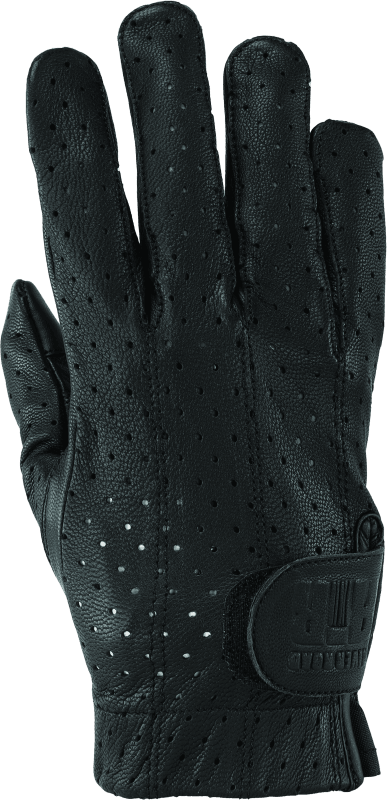 Kuryakyn Leather By River Road Tucson Leather Perforated Gloves Black - Small - Powersports Haven