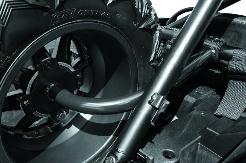 DragonFire Racing 14-22 Polaris RZR XP Spare Tire Carrier - Powersports Haven