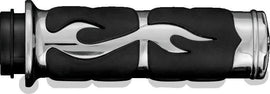 Kuryakyn ISO Flame Grips Metric Chrome - Powersports Haven